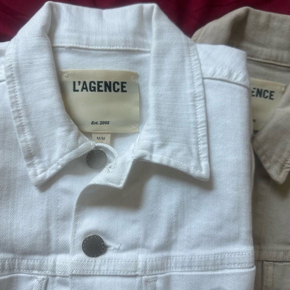 Jackets & Blazers - L’AGENCE denim long sleeve jacket